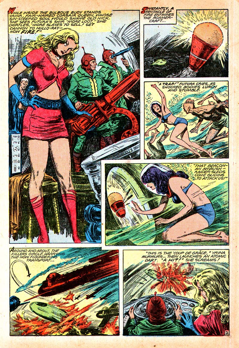 Planet Comics #55 (Fiction House), page 16. Public domain (US).