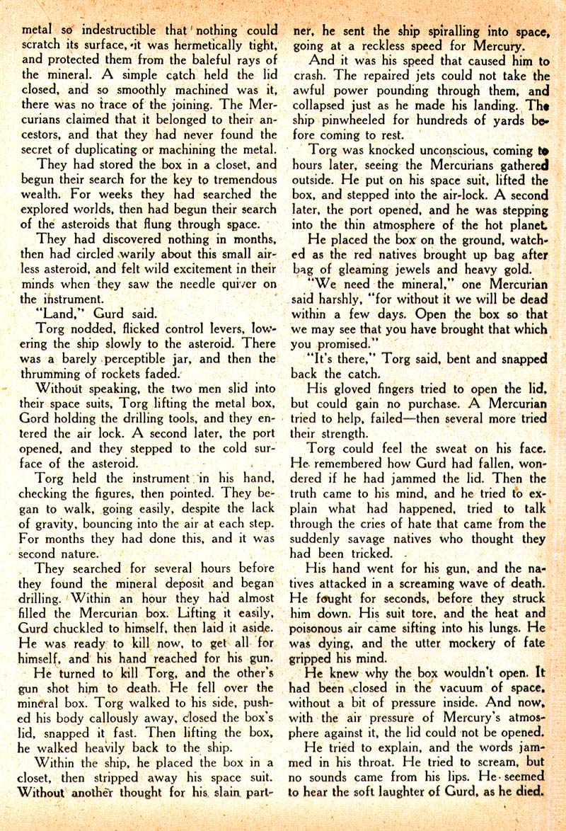 Planet Comics #55 (Fiction House), page 22. Public domain (US).