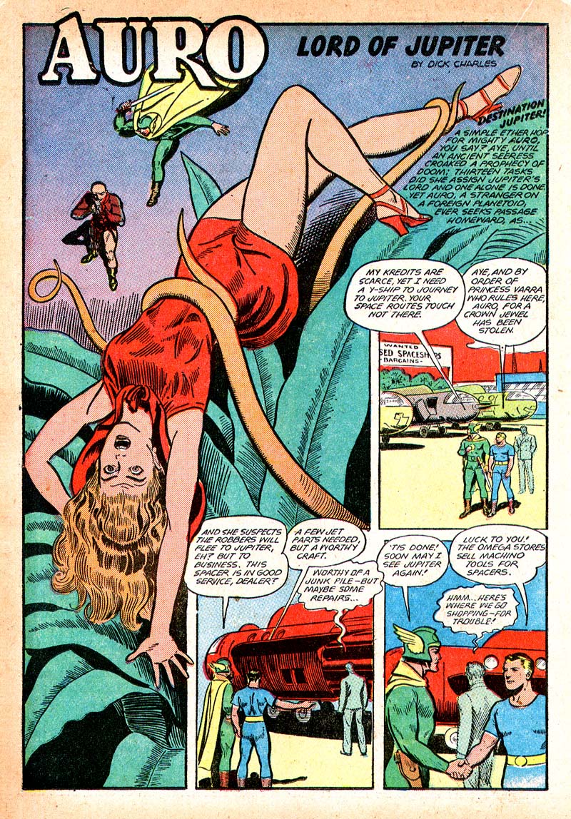 Planet Comics #55 (Fiction House), page 23. Public domain (US).