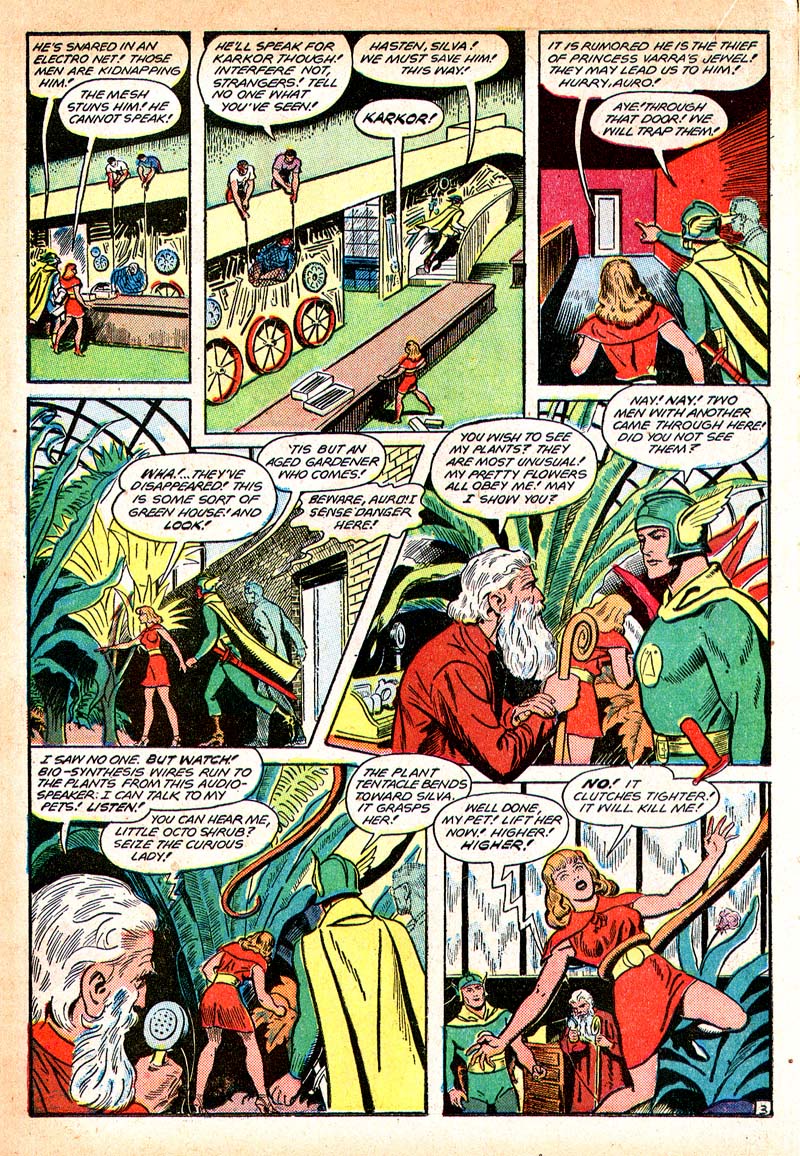 Planet Comics #55 (Fiction House), page 25. Public domain (US).