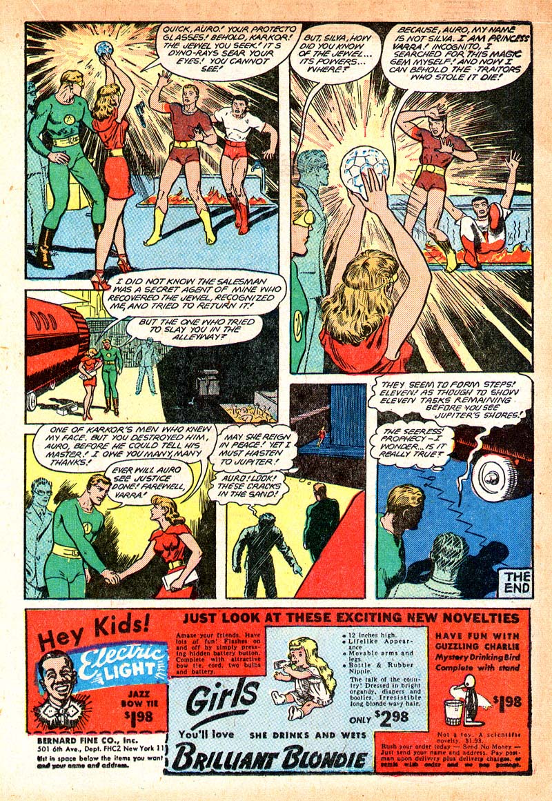 Planet Comics #55 (Fiction House), page 28. Public domain (US).