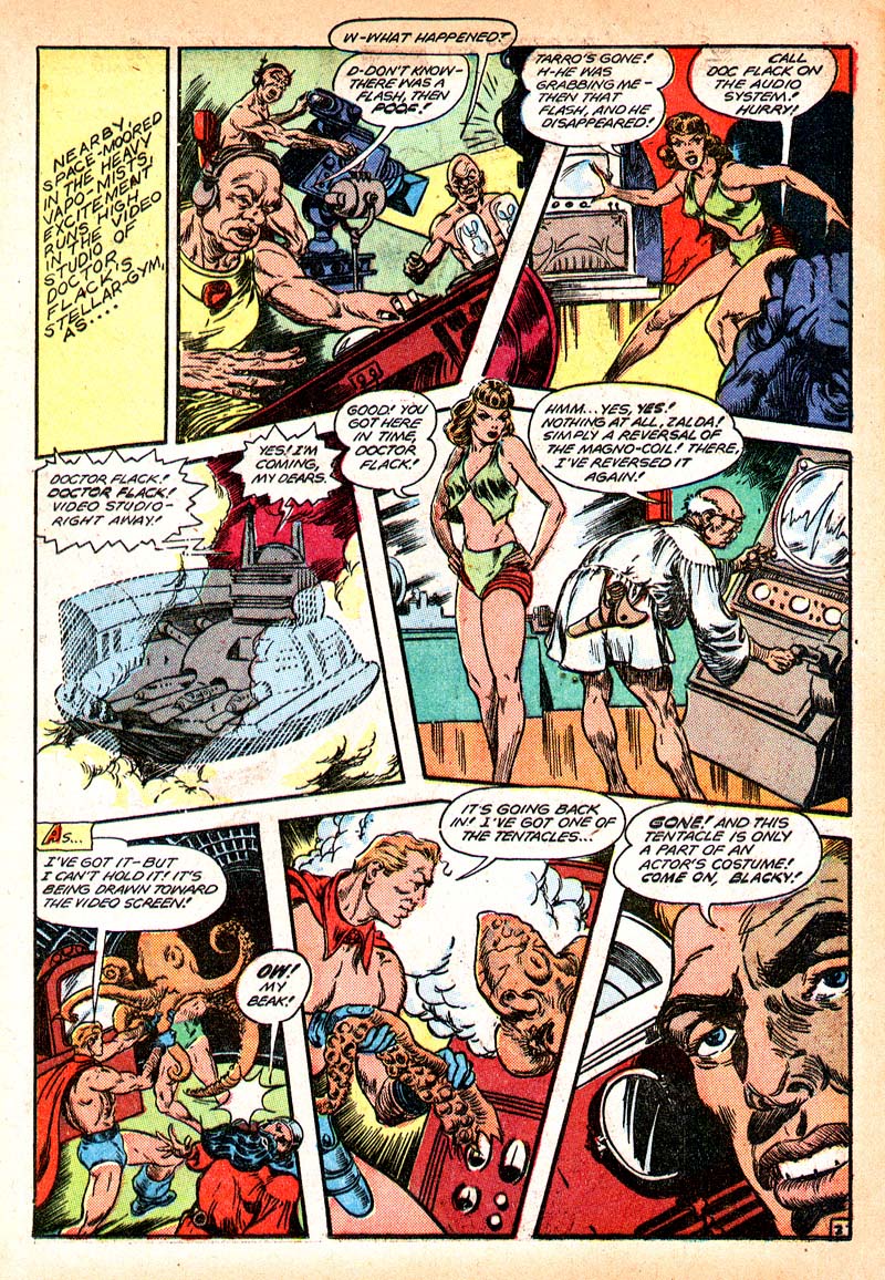 Planet Comics #55 (Fiction House), page 38. Public domain (US).