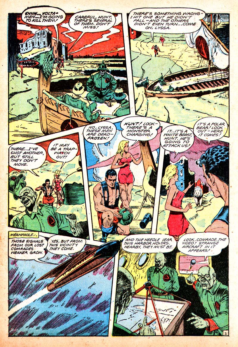 Planet Comics #55 (Fiction House), page 5. Public domain (US).