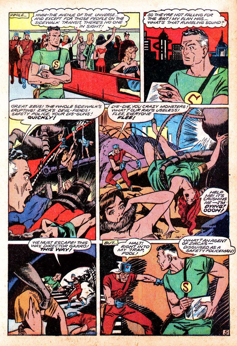 Planet Comics #55 (Fiction House), page 48. Public domain (US).