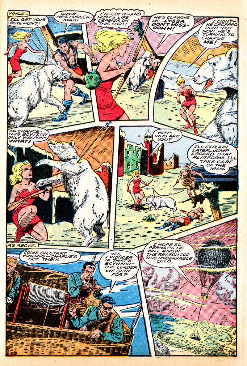 Planet Comics #55 (Fiction House), page 6. Public domain (US).