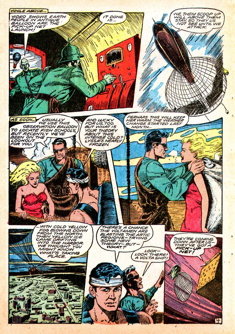Planet Comics #55 (Fiction House), page 7. Public domain (US).