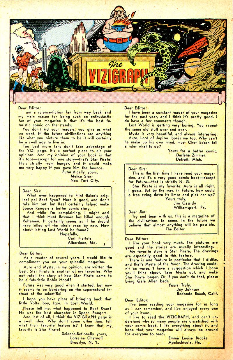 Planet Comics #56 (Fiction House), page 19. Public domain (US).