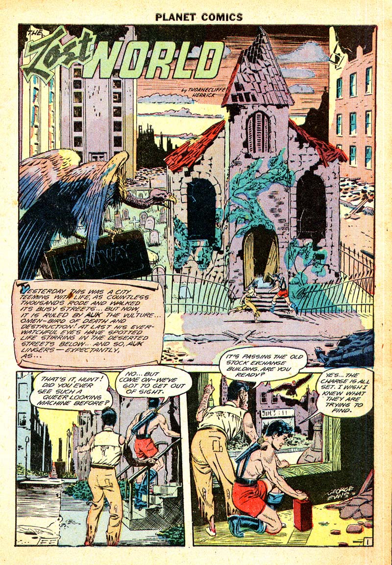 Planet Comics #56 (Fiction House), page 3. Public domain (US).