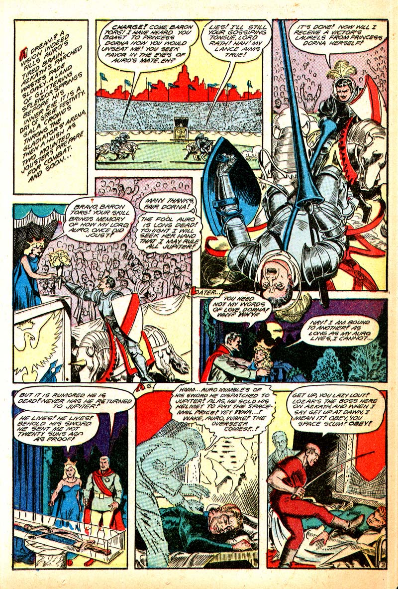 Planet Comics #56 (Fiction House), page 21. Public domain (US).