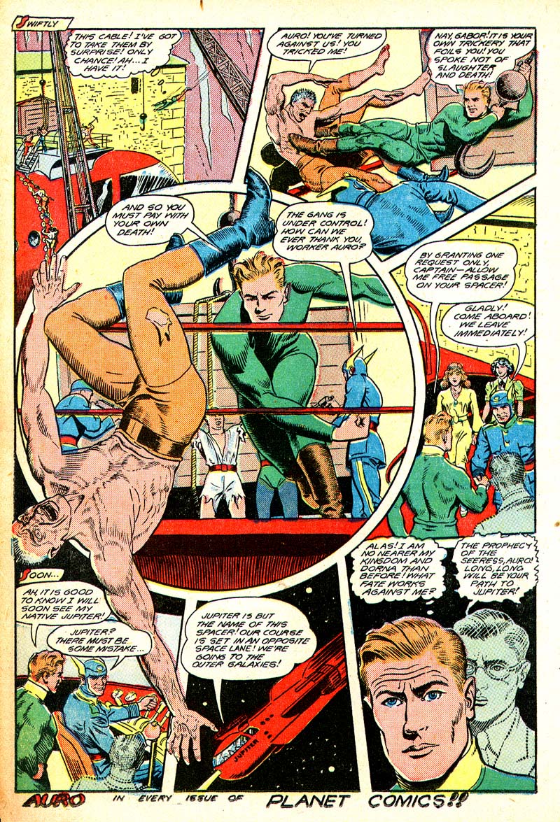 Planet Comics #56 (Fiction House), page 24. Public domain (US).