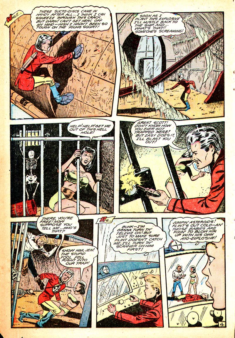 Planet Comics #56 (Fiction House), page 28. Public domain (US).