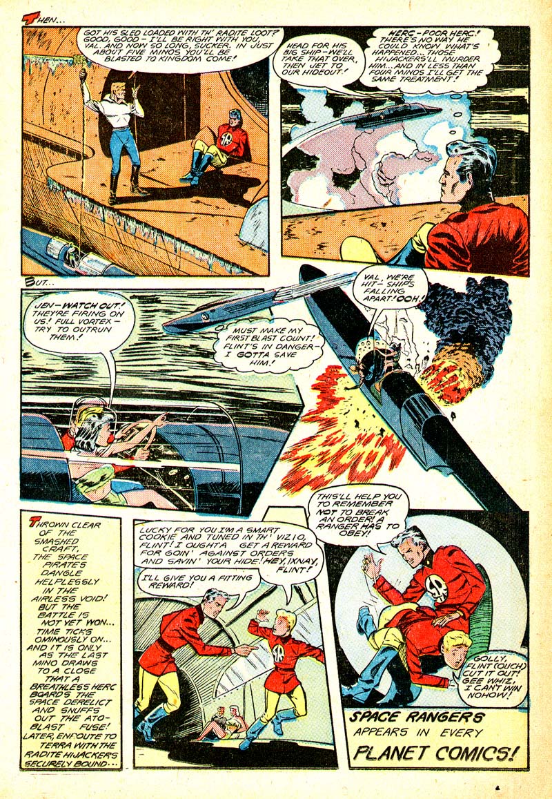 Planet Comics #56 (Fiction House), page 29. Public domain (US).