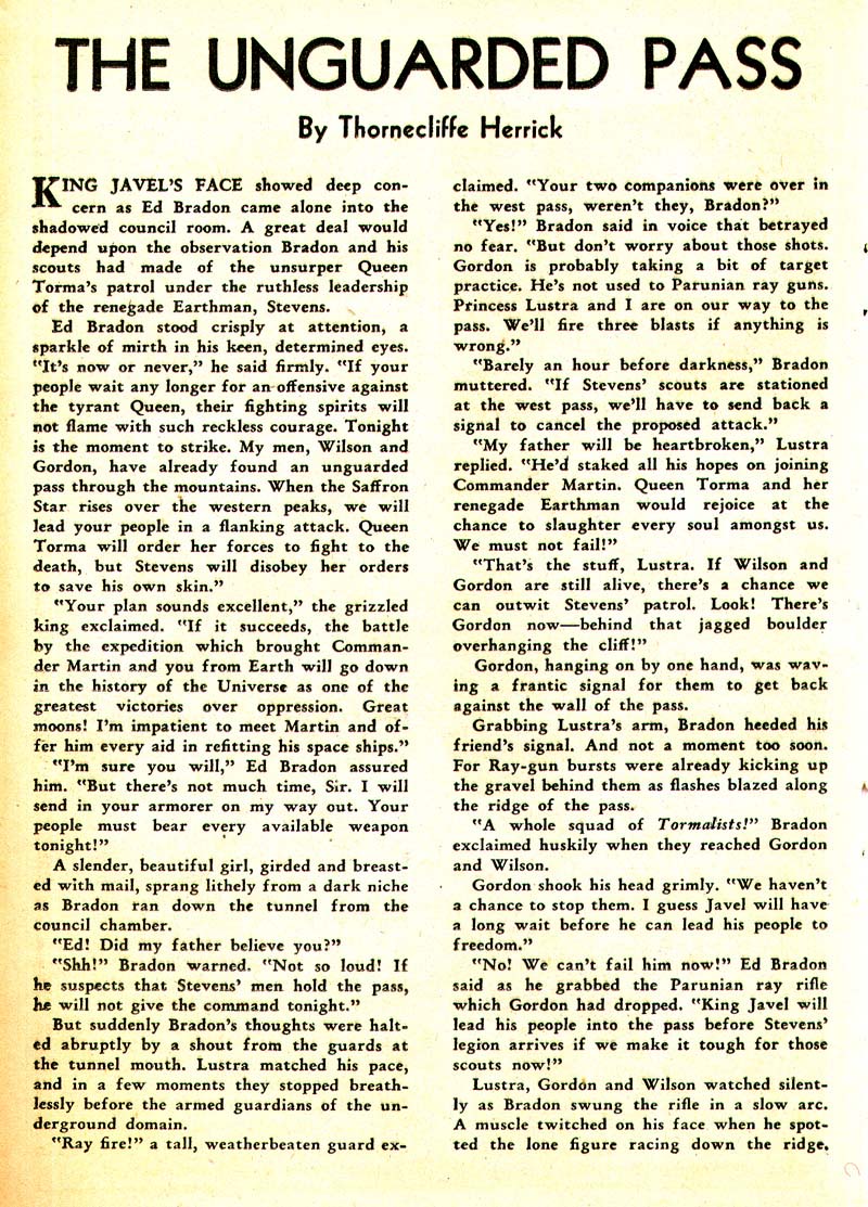 Planet Comics #56 (Fiction House), page 30. Public domain (US).