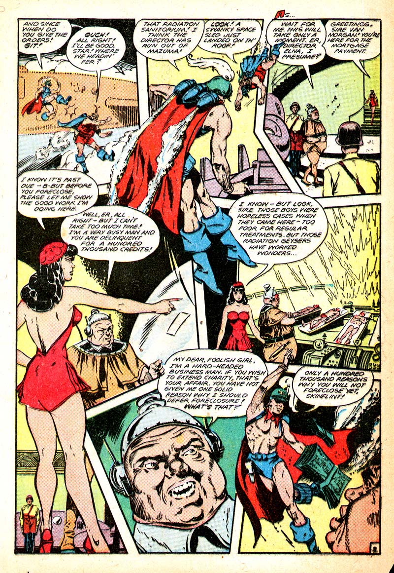 Planet Comics #56 (Fiction House), page 33. Public domain (US).