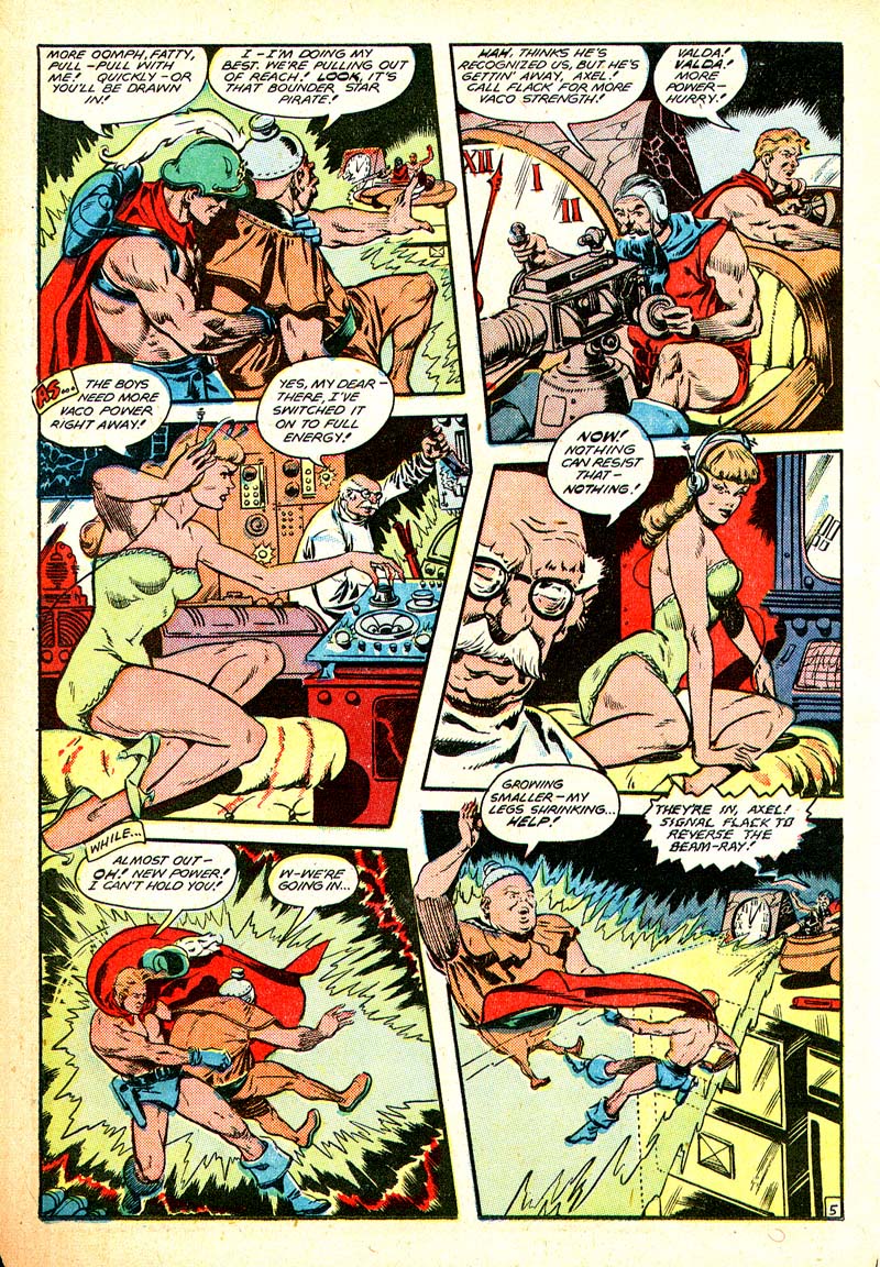 Planet Comics #56 (Fiction House), page 36. Public domain (US).