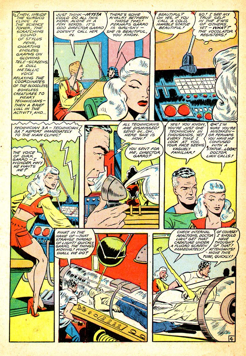 Planet Comics #56 (Fiction House), page 43. Public domain (US).