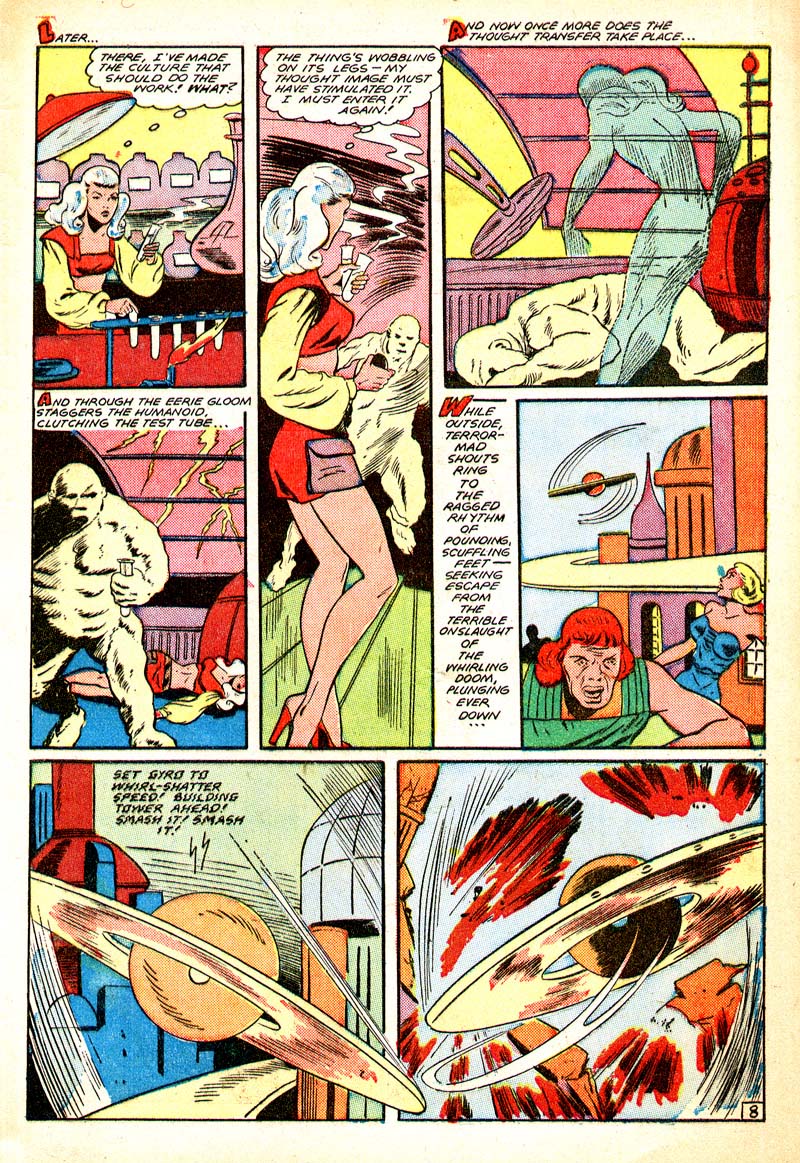 Planet Comics #56 (Fiction House), page 47. Public domain (US).