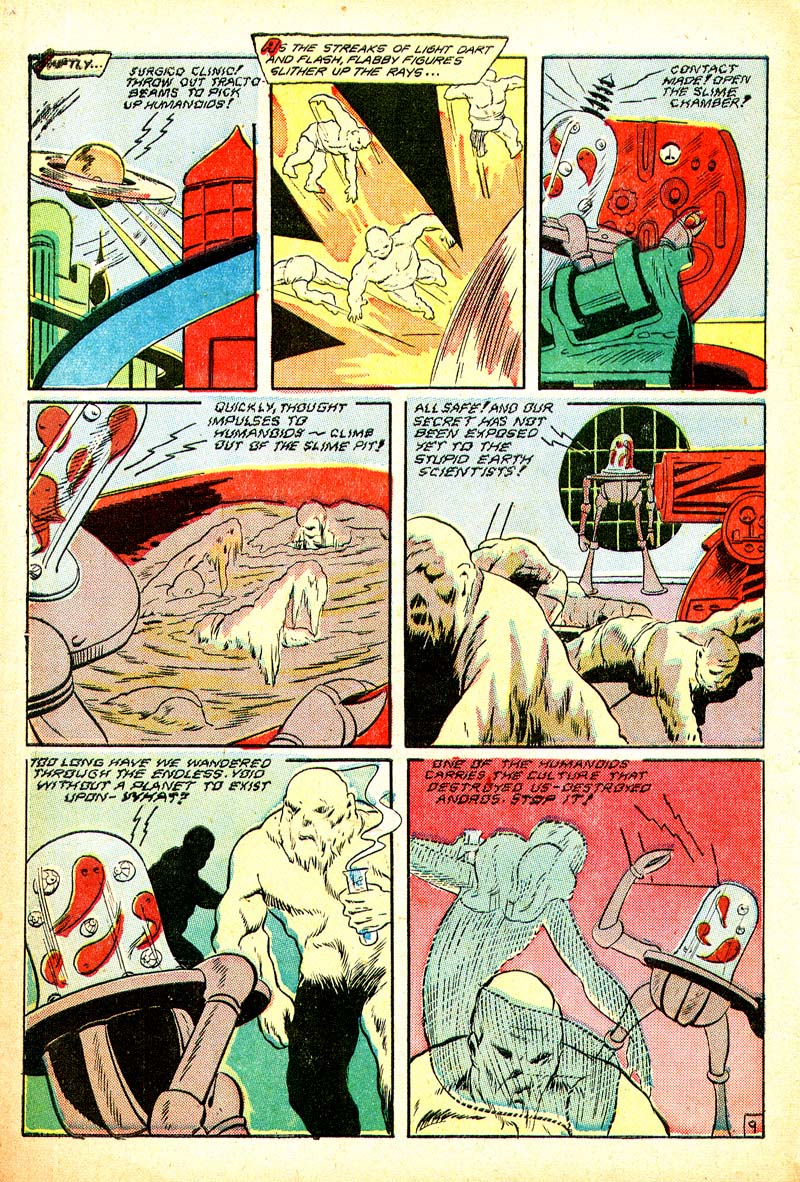 Planet Comics #56 (Fiction House), page 48. Public domain (US).