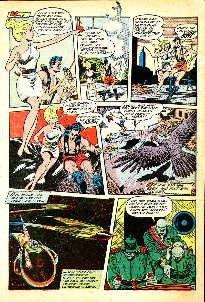Planet Comics #56 (Fiction House), page 7. Public domain (US).