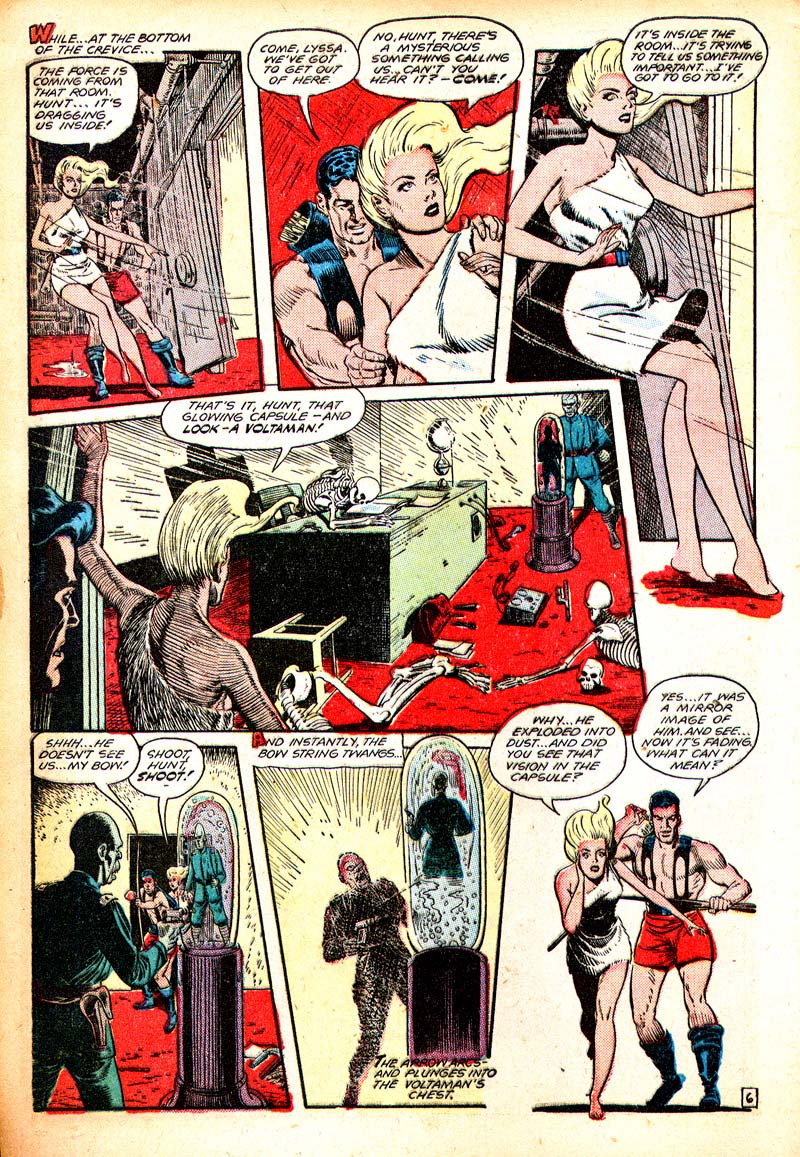 Planet Comics #56 (Fiction House), page 8. Public domain (US).