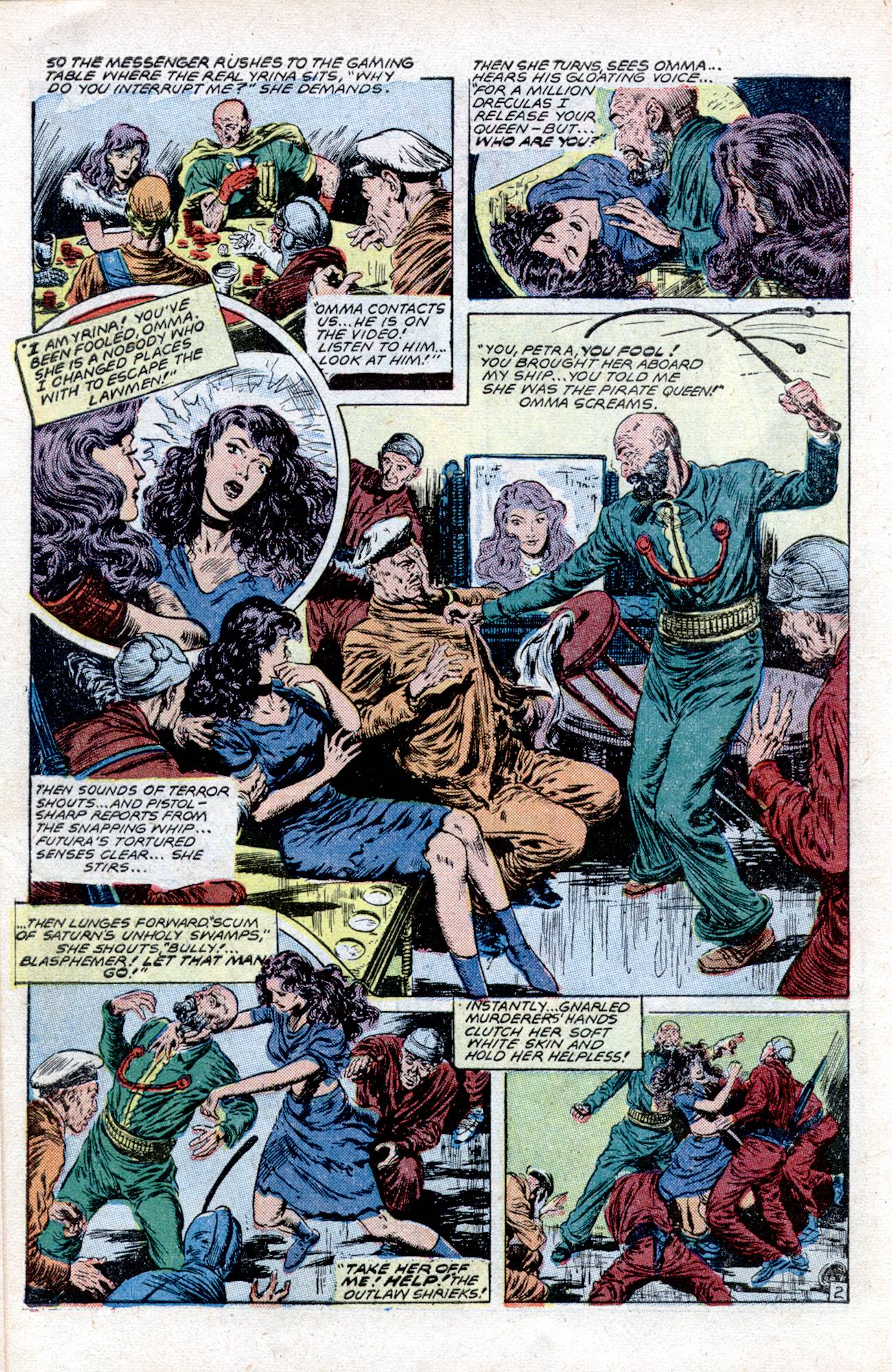 Planet Comics #57 (Fiction House), page 14. Public domain (US).