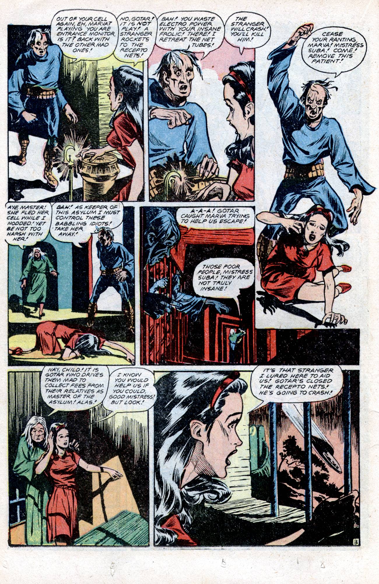 Planet Comics #57 (Fiction House), page 24. Public domain (US).