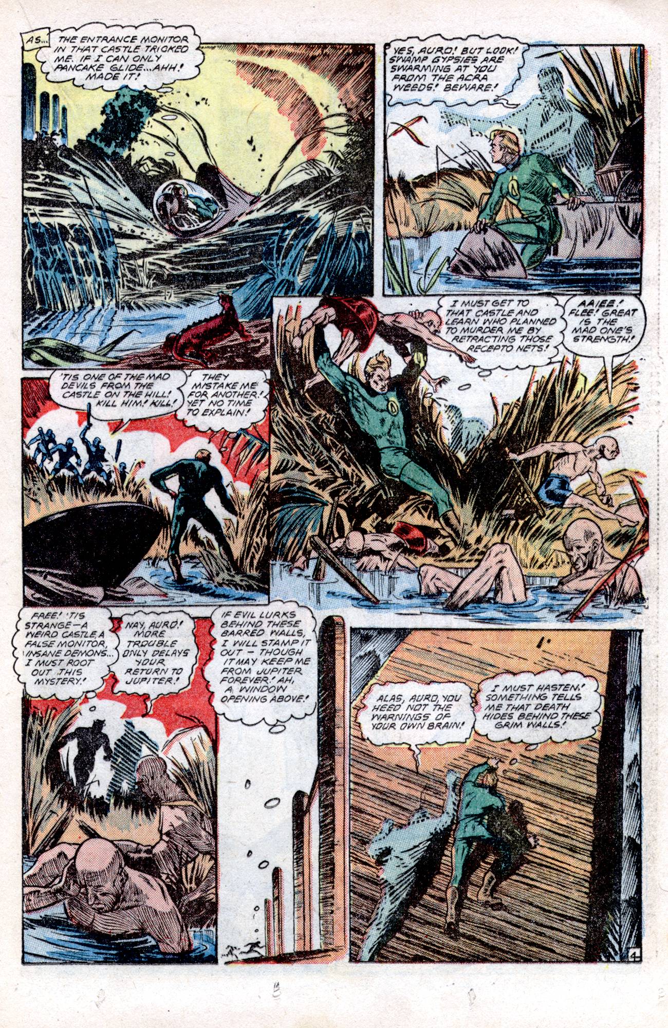 Planet Comics #57 (Fiction House), page 25. Public domain (US).