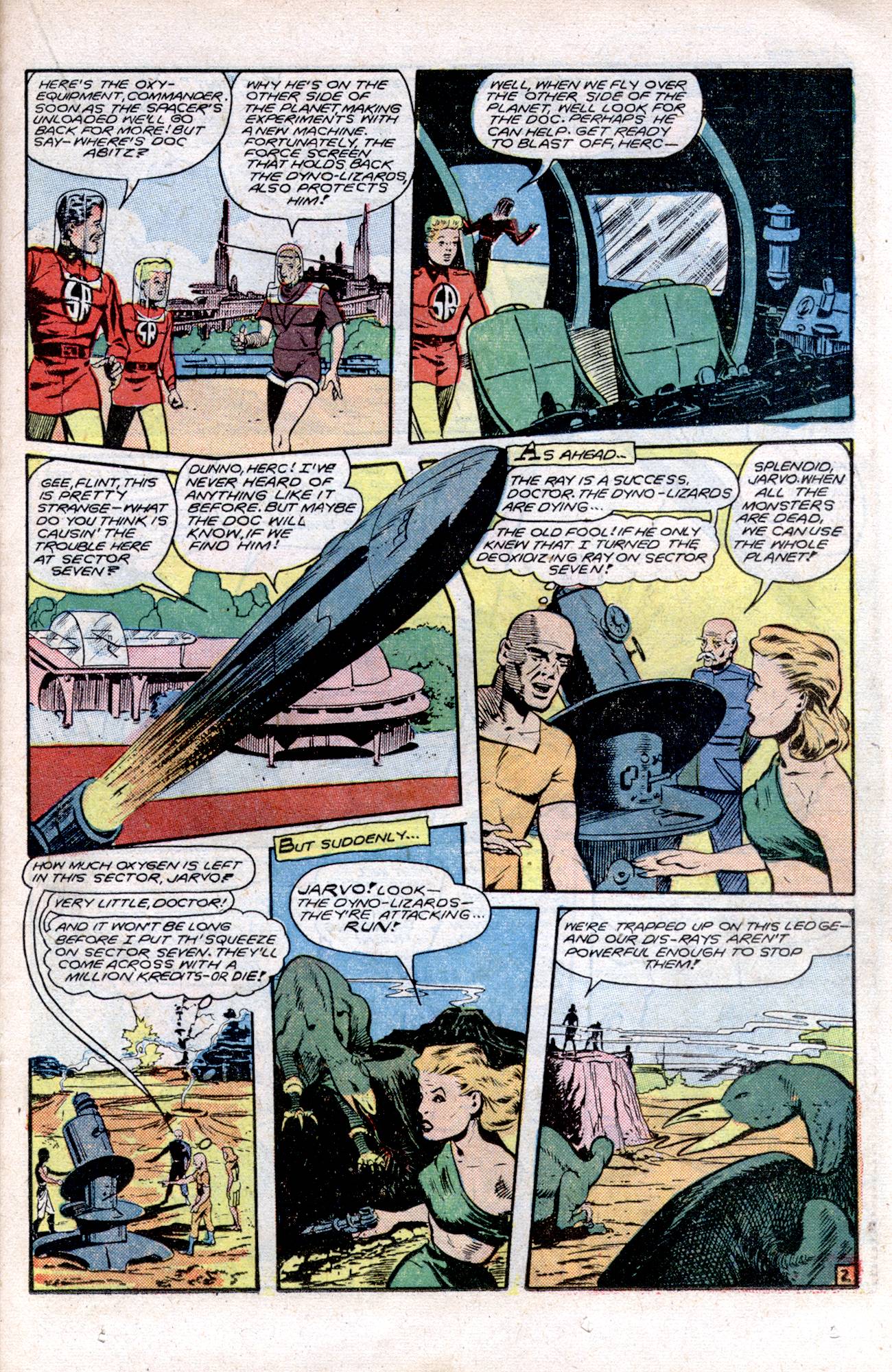 Planet Comics #57 (Fiction House), page 29. Public domain (US).