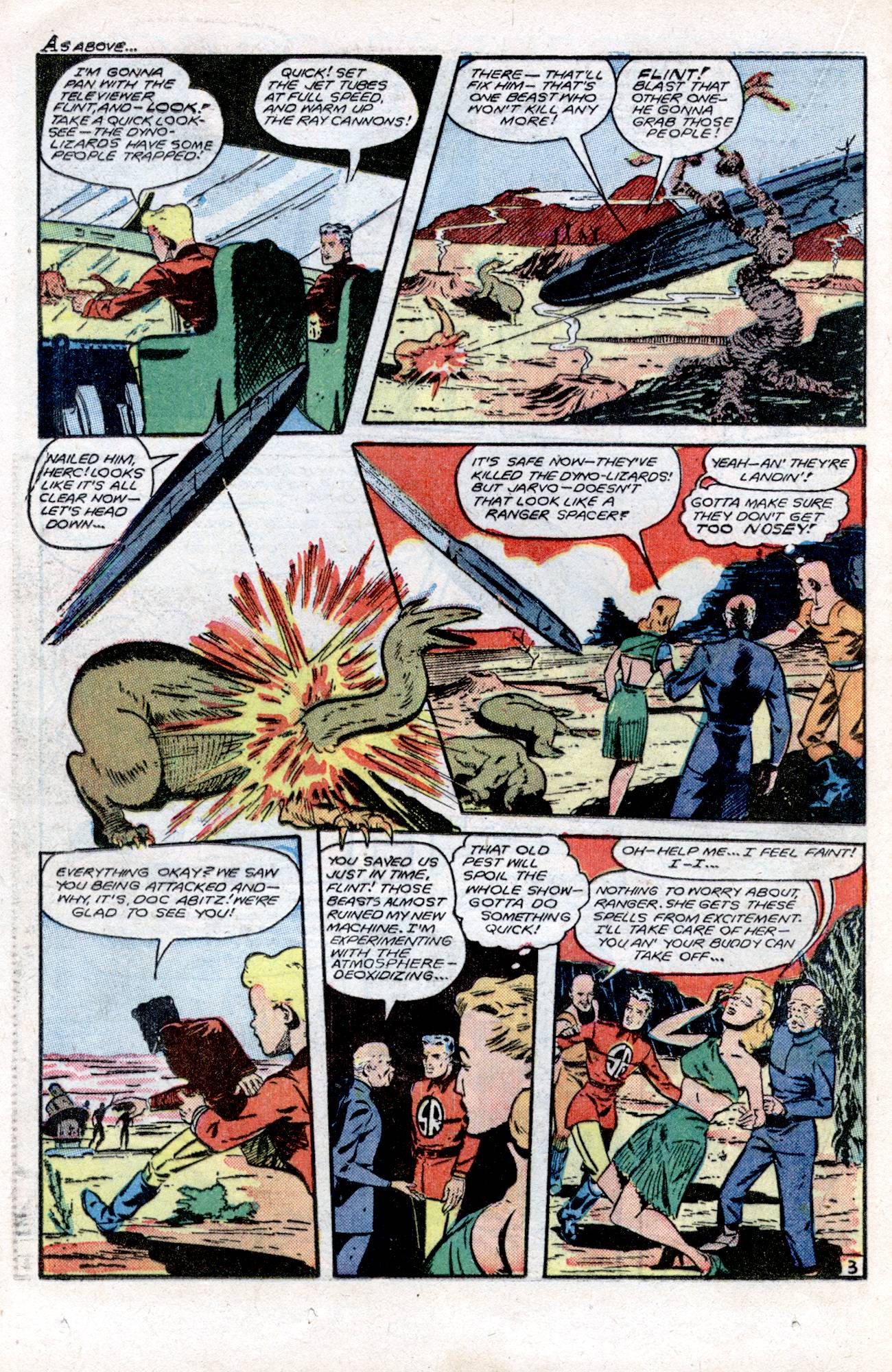 Planet Comics #57 (Fiction House), page 30. Public domain (US).