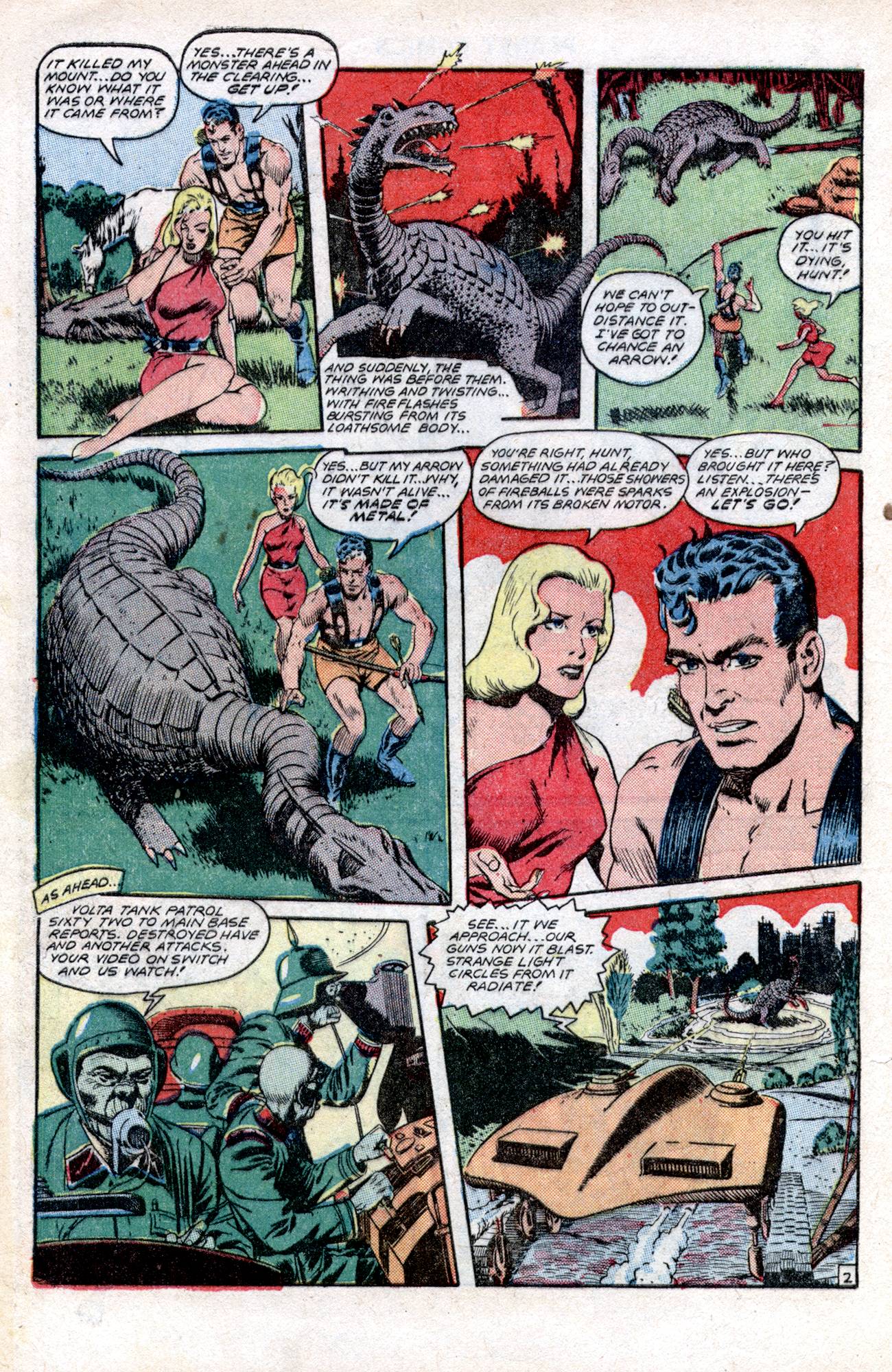 Planet Comics #57 (Fiction House), page 4. Public domain (US).