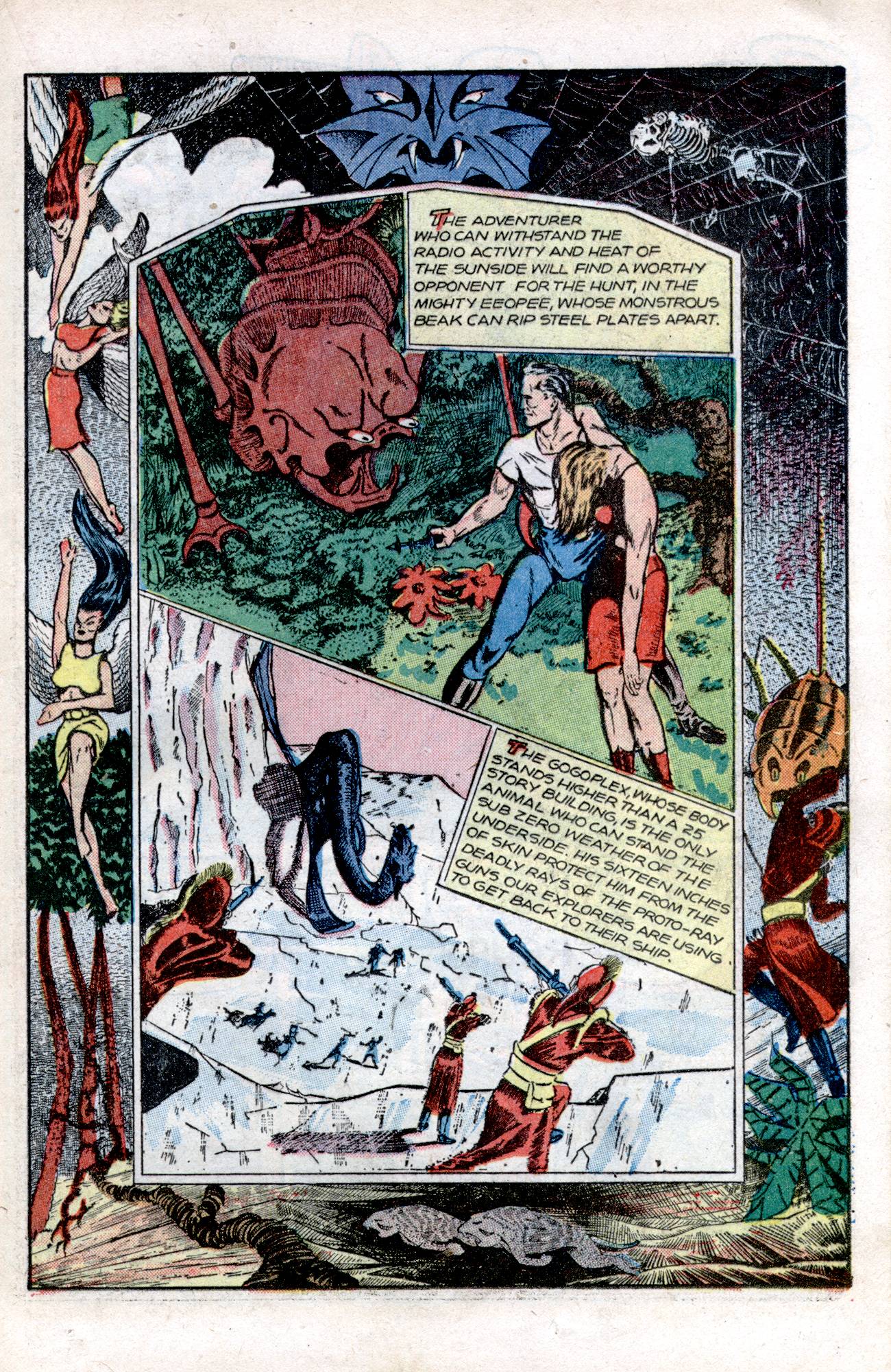 Planet Comics #57 (Fiction House), page 35. Public domain (US).