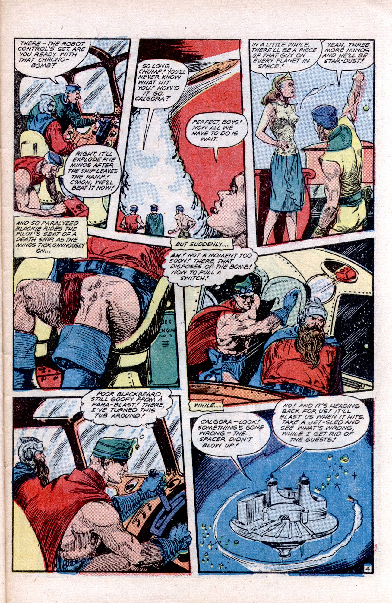 Planet Comics #57 (Fiction House), page 39. Public domain (US).