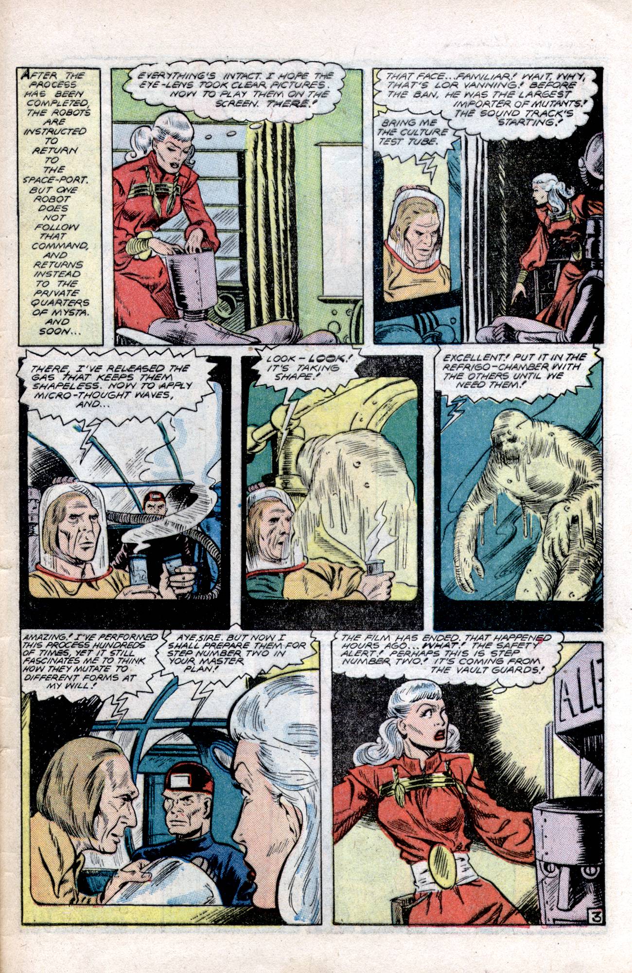 Planet Comics #57 (Fiction House), page 45. Public domain (US).
