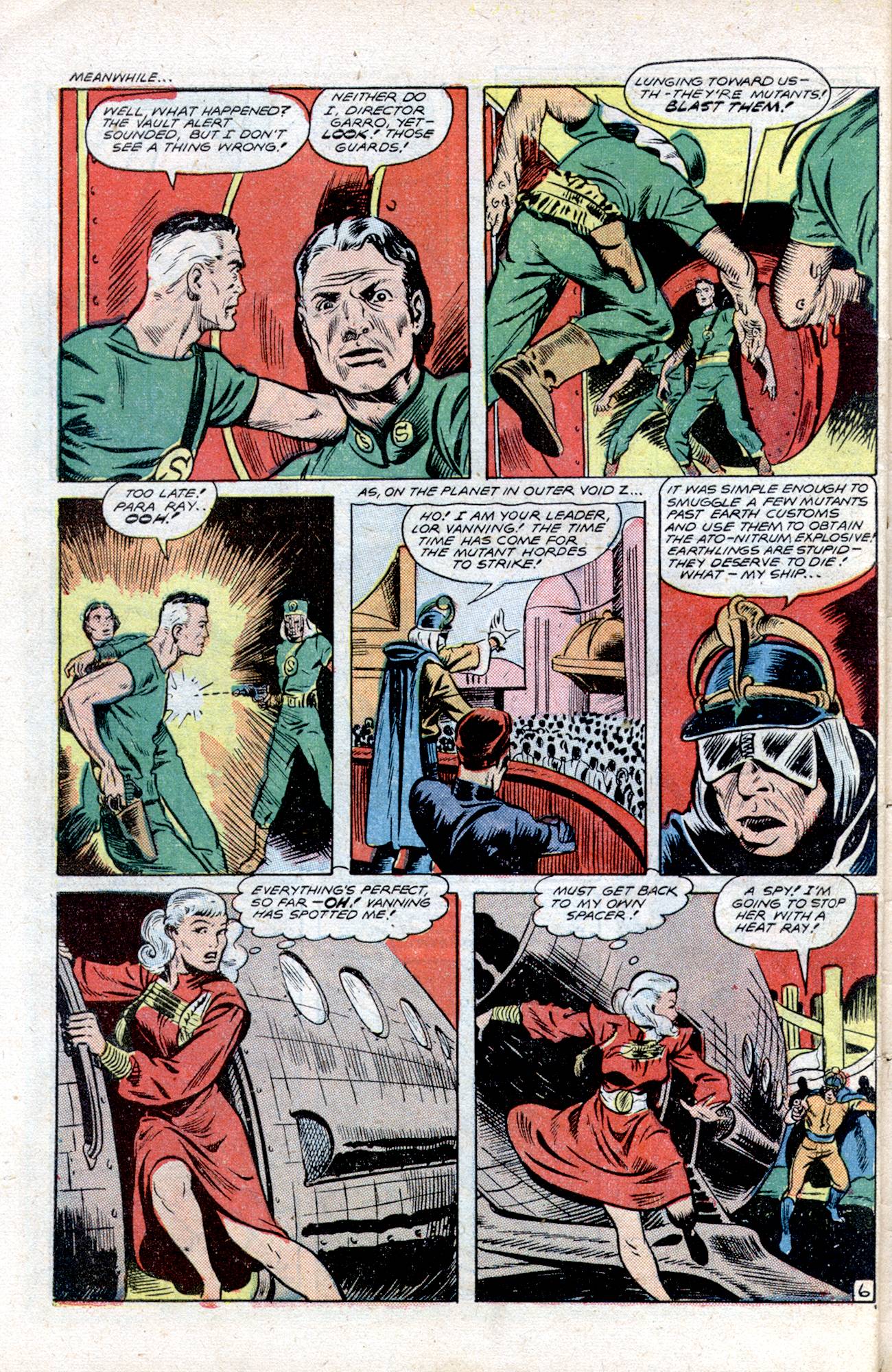 Planet Comics #57 (Fiction House), page 48. Public domain (US).