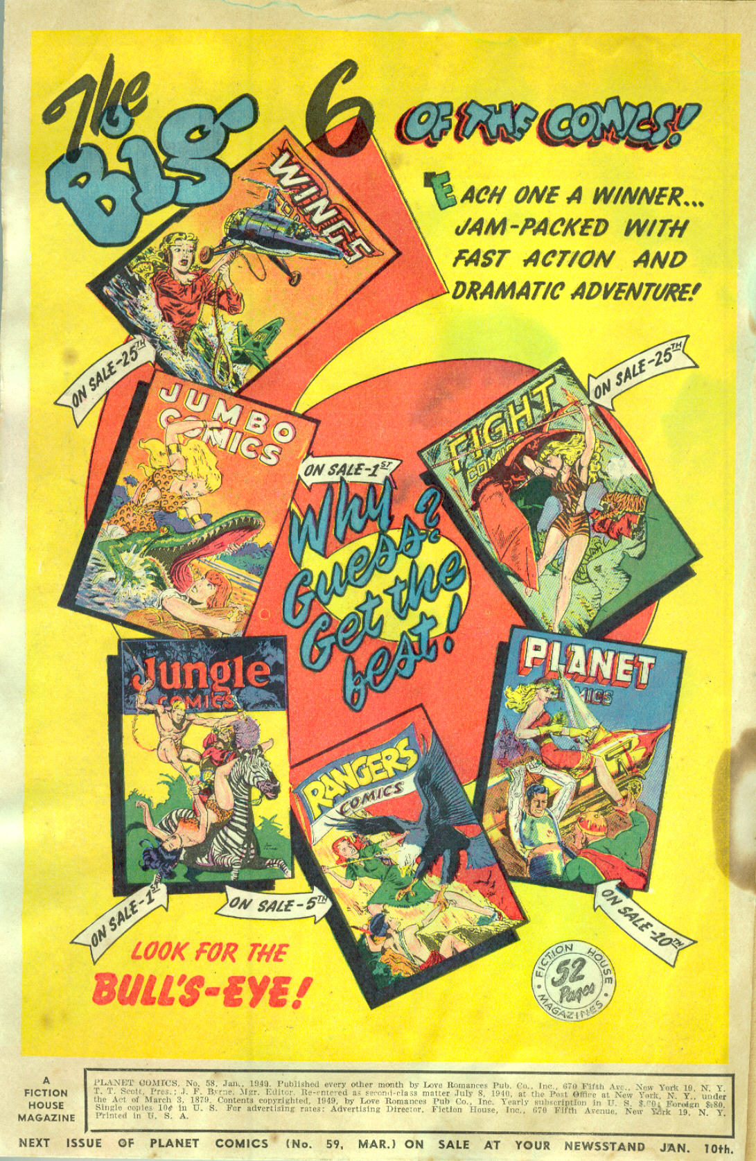 Planet Comics #58 (Fiction House), page 2. Public domain (US).