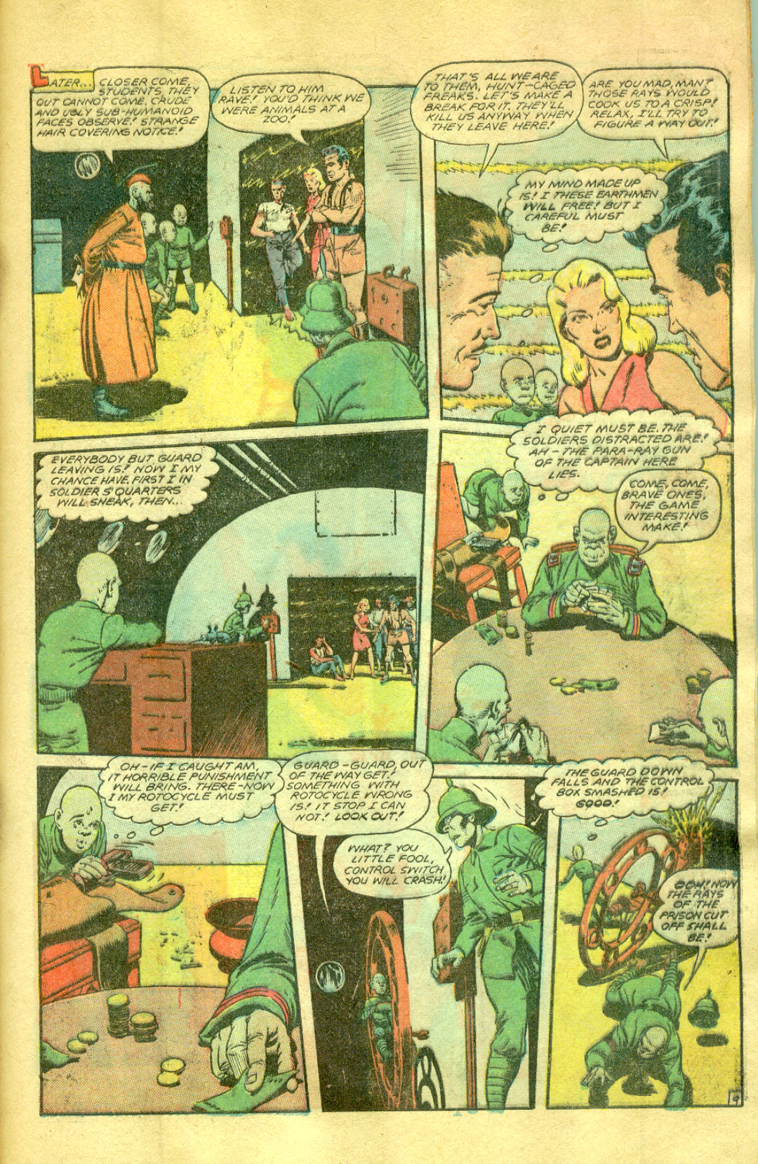 Planet Comics #58 (Fiction House), page 11. Public domain (US).