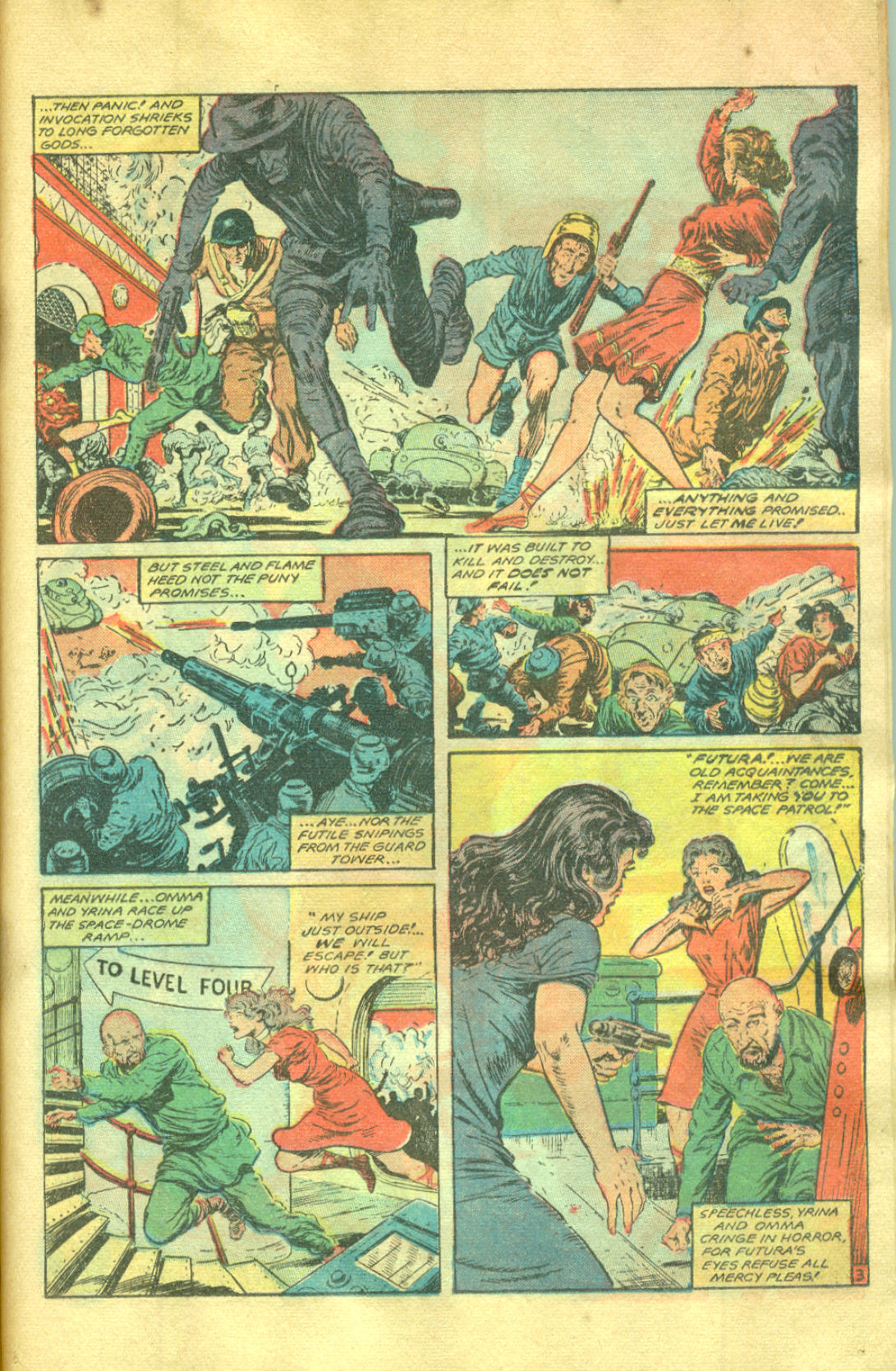 Planet Comics #58 (Fiction House), page 15. Public domain (US).