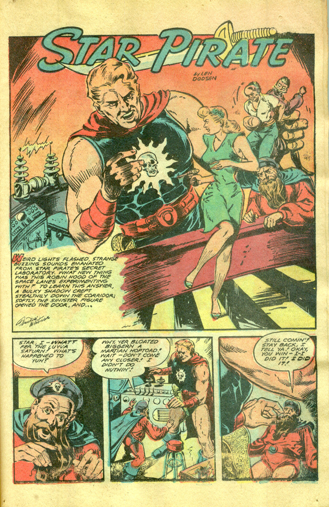 Planet Comics #58 (Fiction House), page 19. Public domain (US).