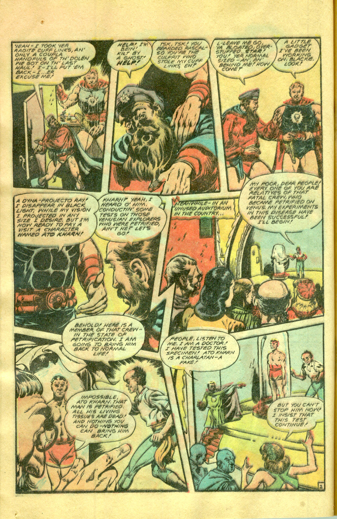 Planet Comics #58 (Fiction House), page 20. Public domain (US).