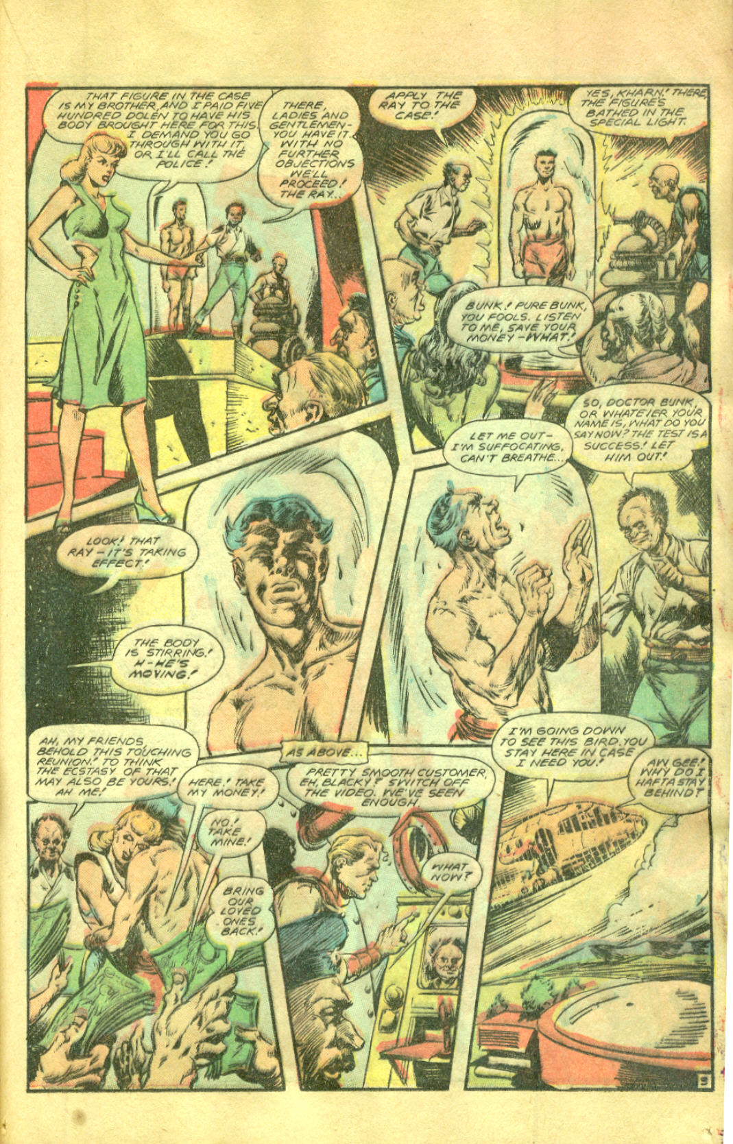 Planet Comics #58 (Fiction House), page 21. Public domain (US).