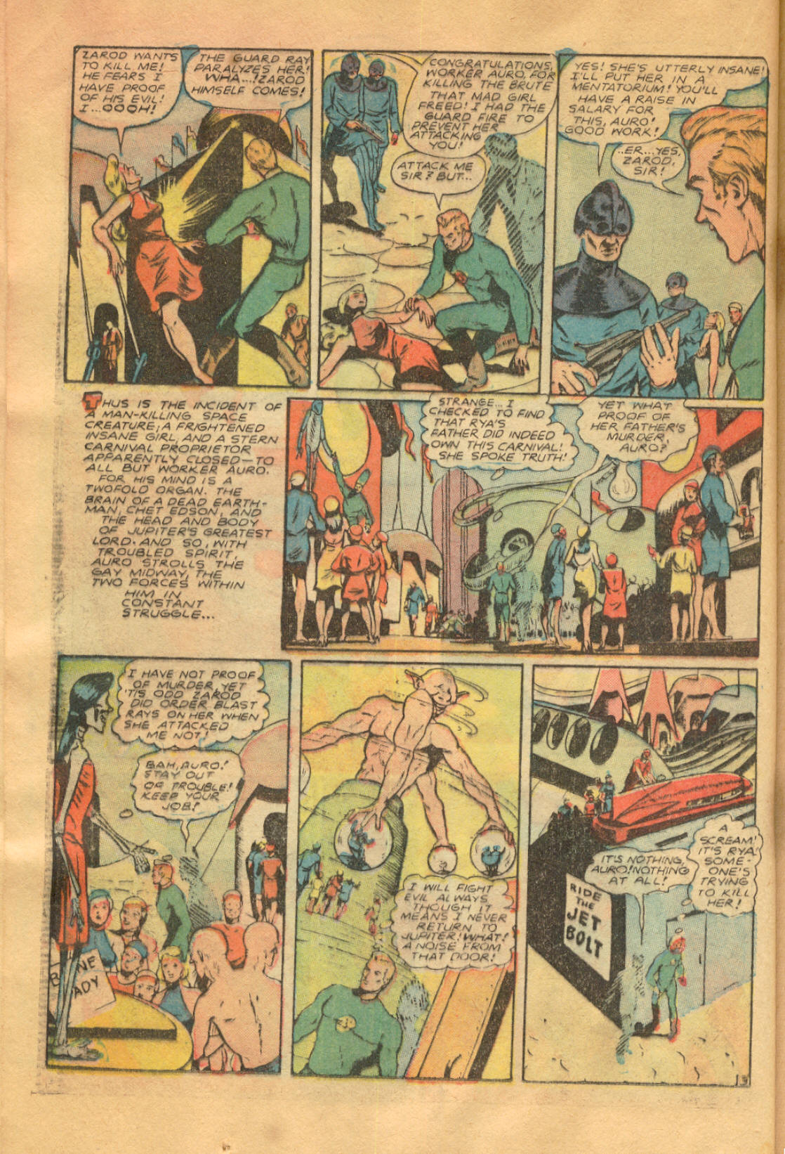 Planet Comics #58 (Fiction House), page 30. Public domain (US).