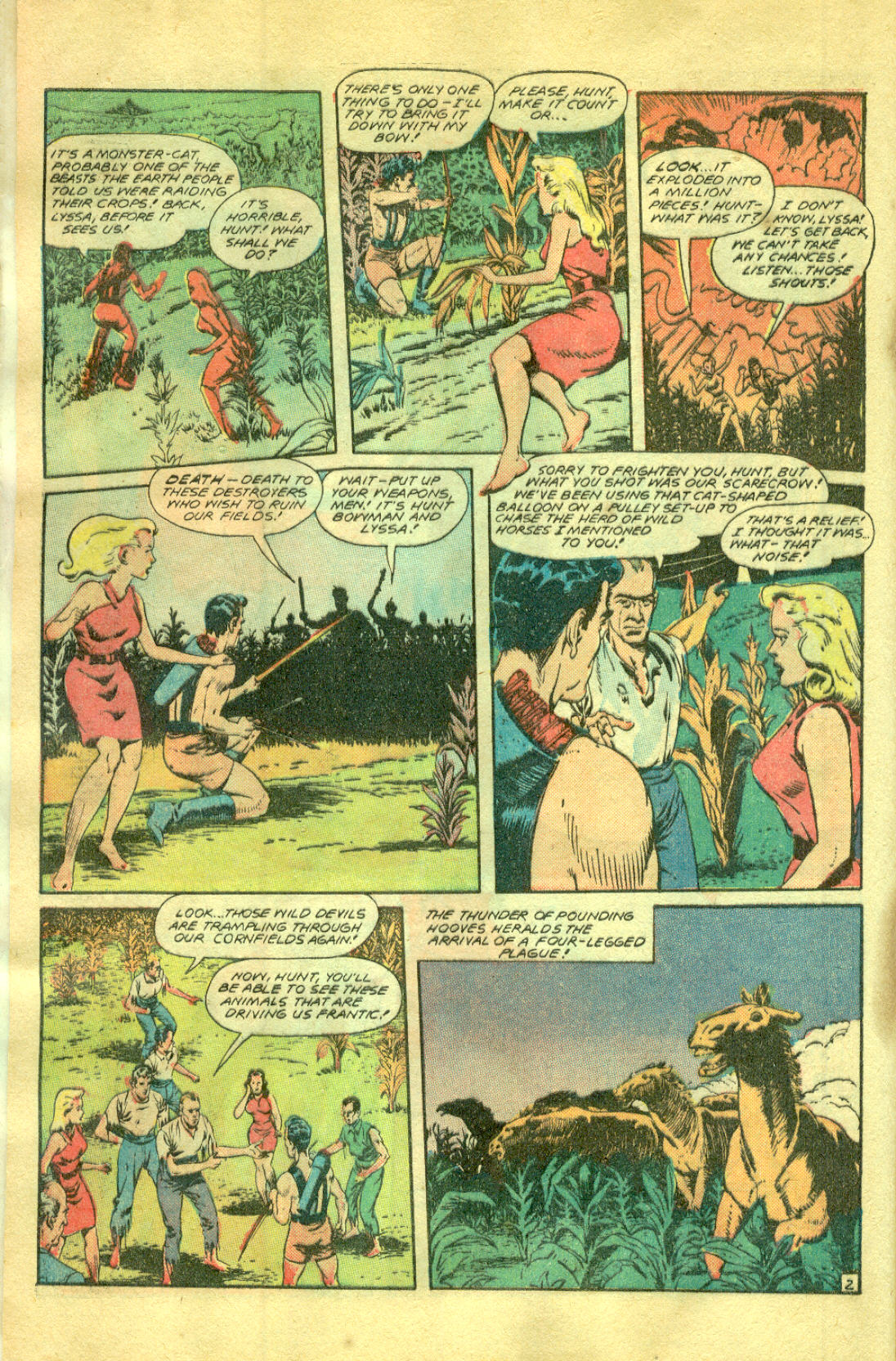Planet Comics #58 (Fiction House), page 4. Public domain (US).
