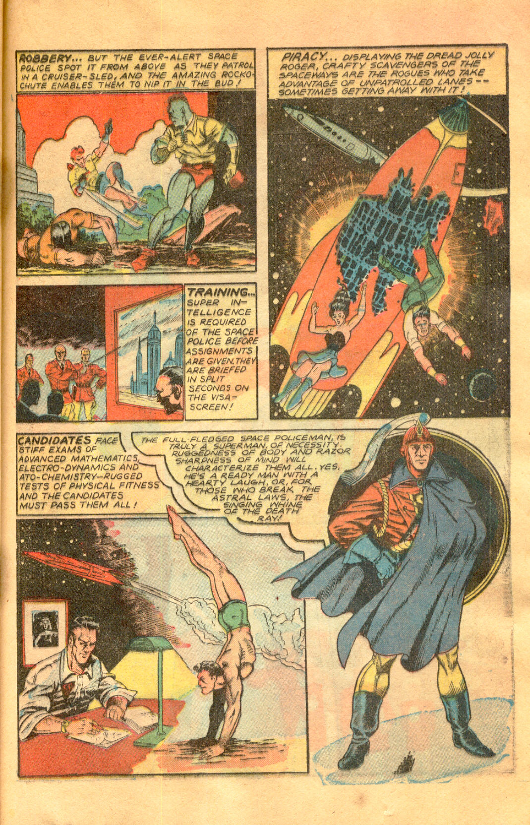 Planet Comics #58 (Fiction House), page 35. Public domain (US).