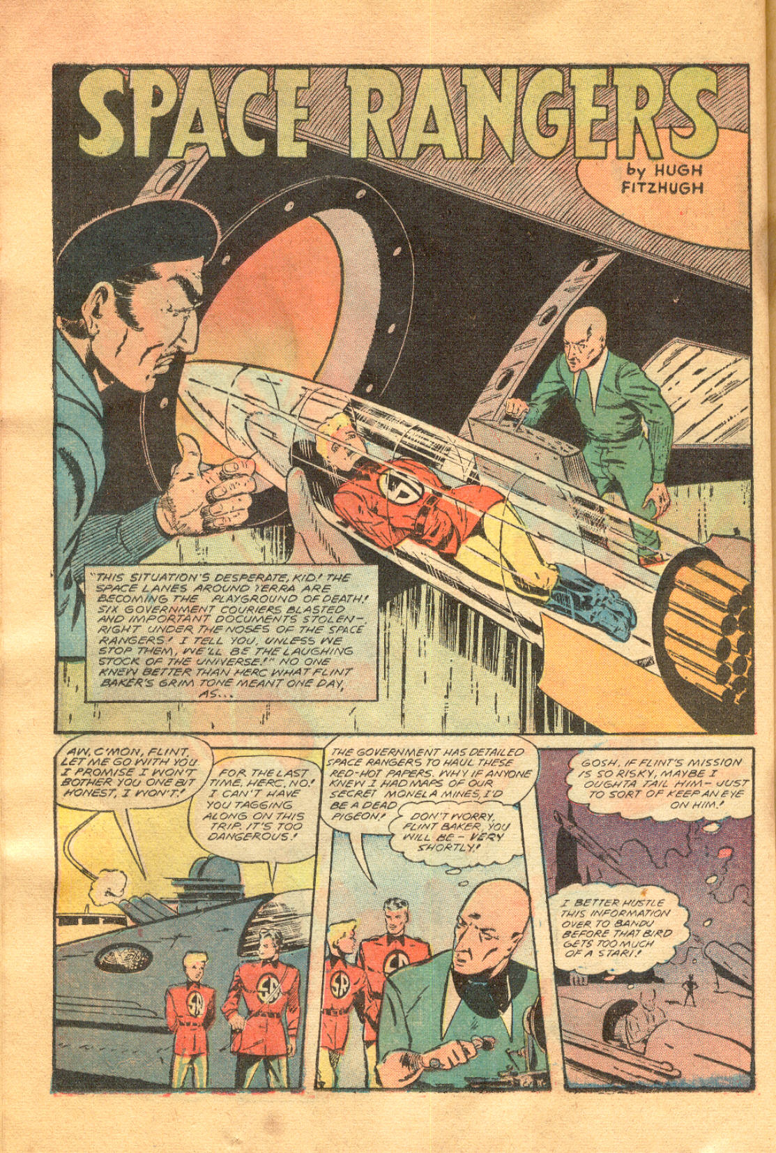Planet Comics #58 (Fiction House), page 36. Public domain (US).