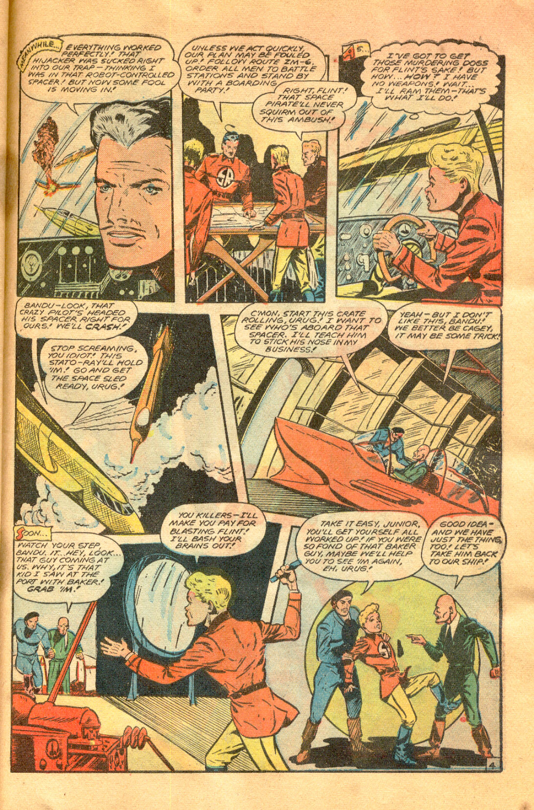 Planet Comics #58 (Fiction House), page 39. Public domain (US).