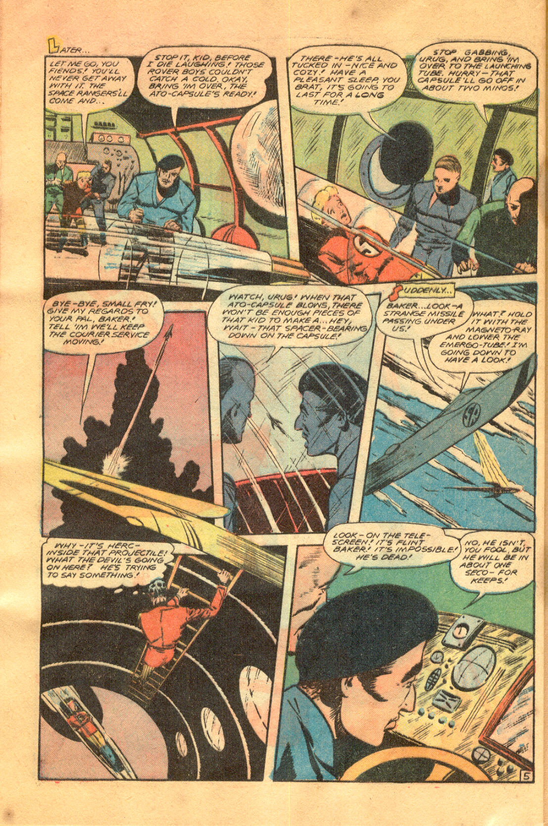 Planet Comics #58 (Fiction House), page 40. Public domain (US).