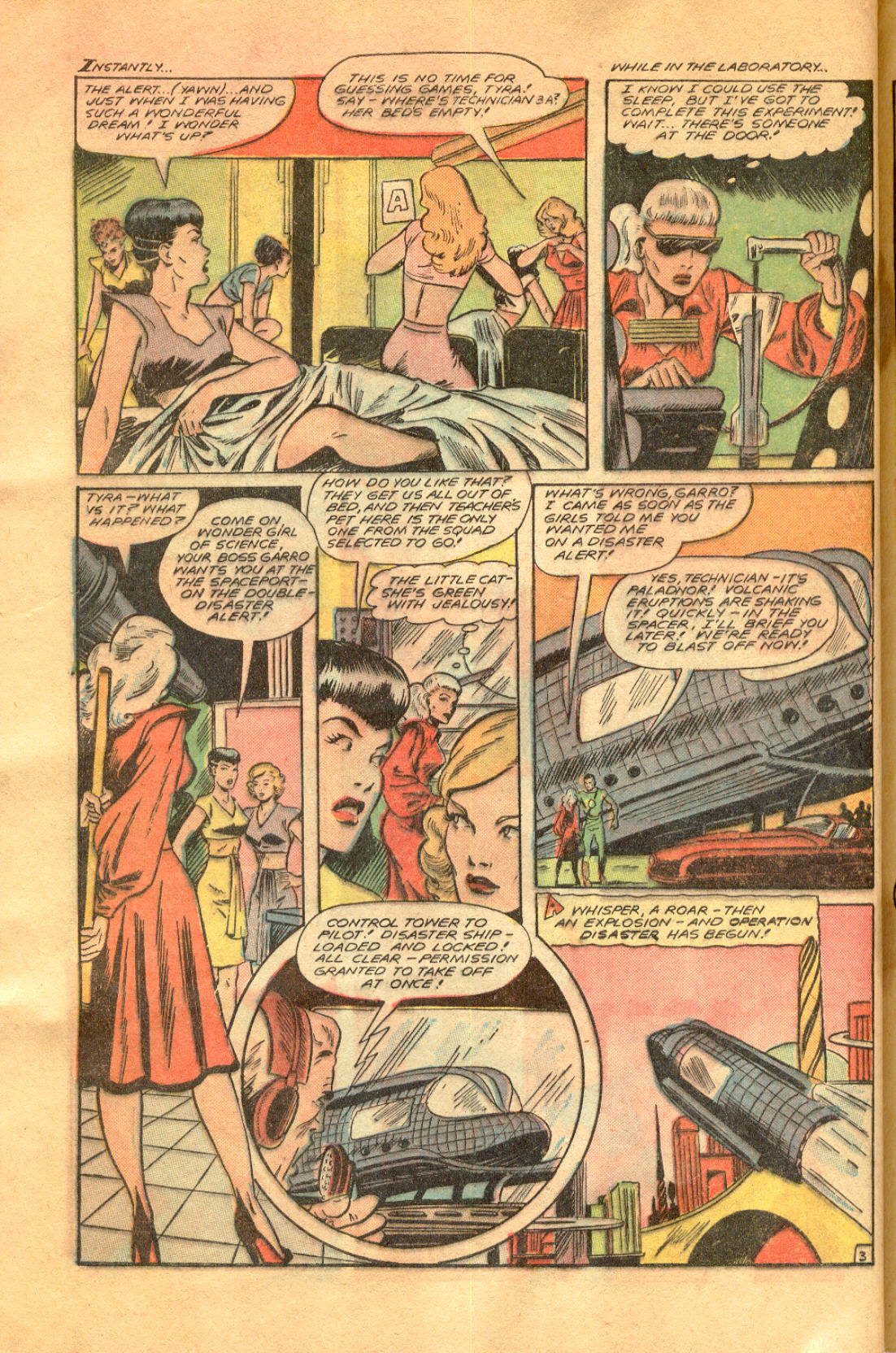 Planet Comics #58 (Fiction House), page 44. Public domain (US).