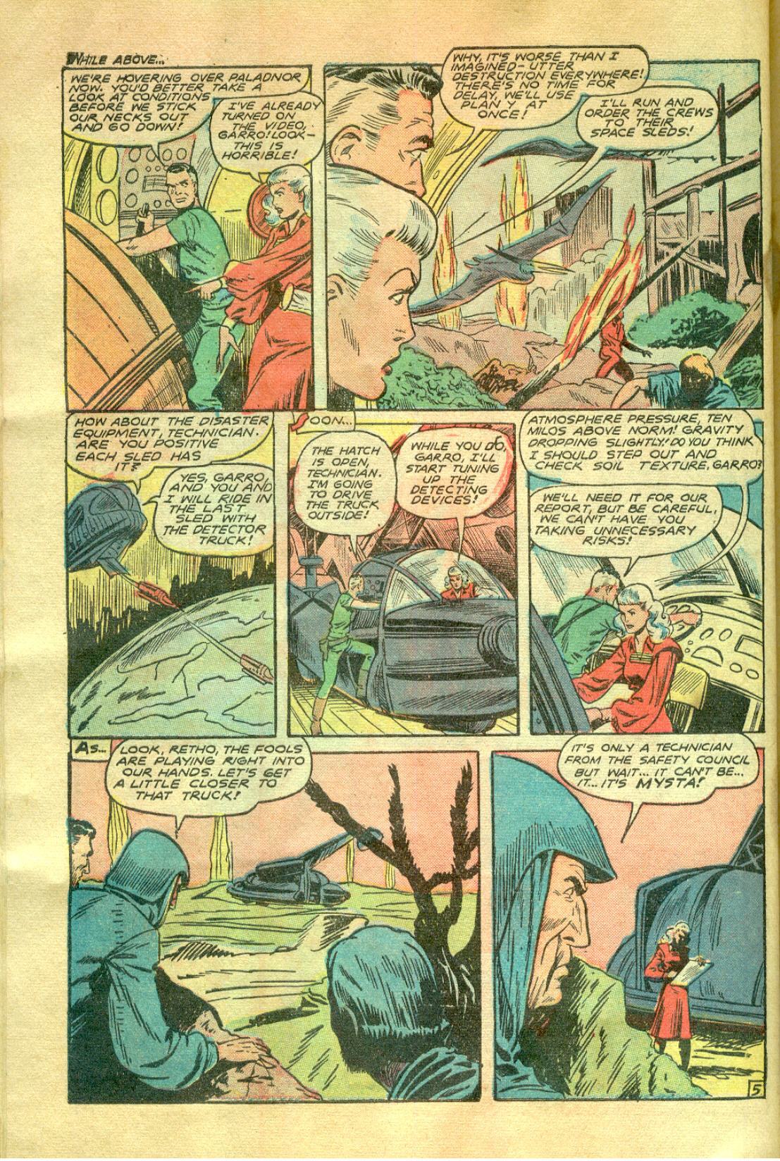Planet Comics #58 (Fiction House), page 46. Public domain (US).