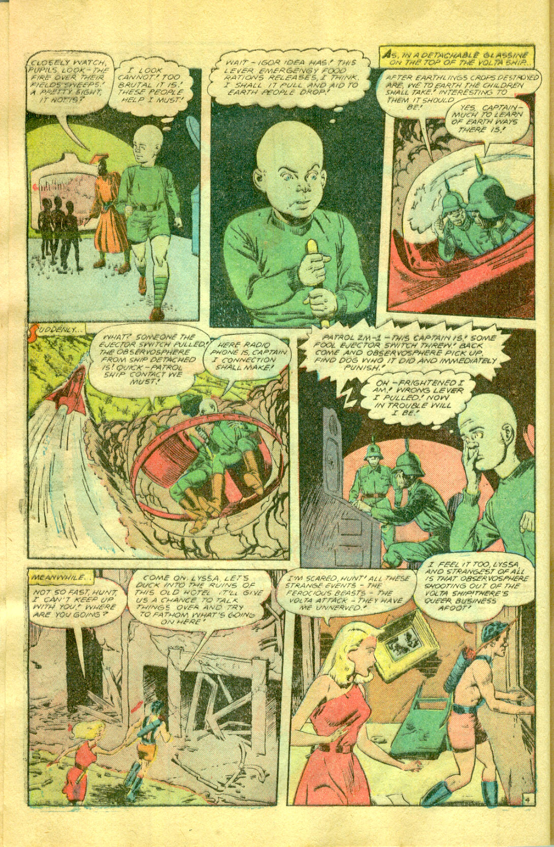 Planet Comics #58 (Fiction House), page 6. Public domain (US).