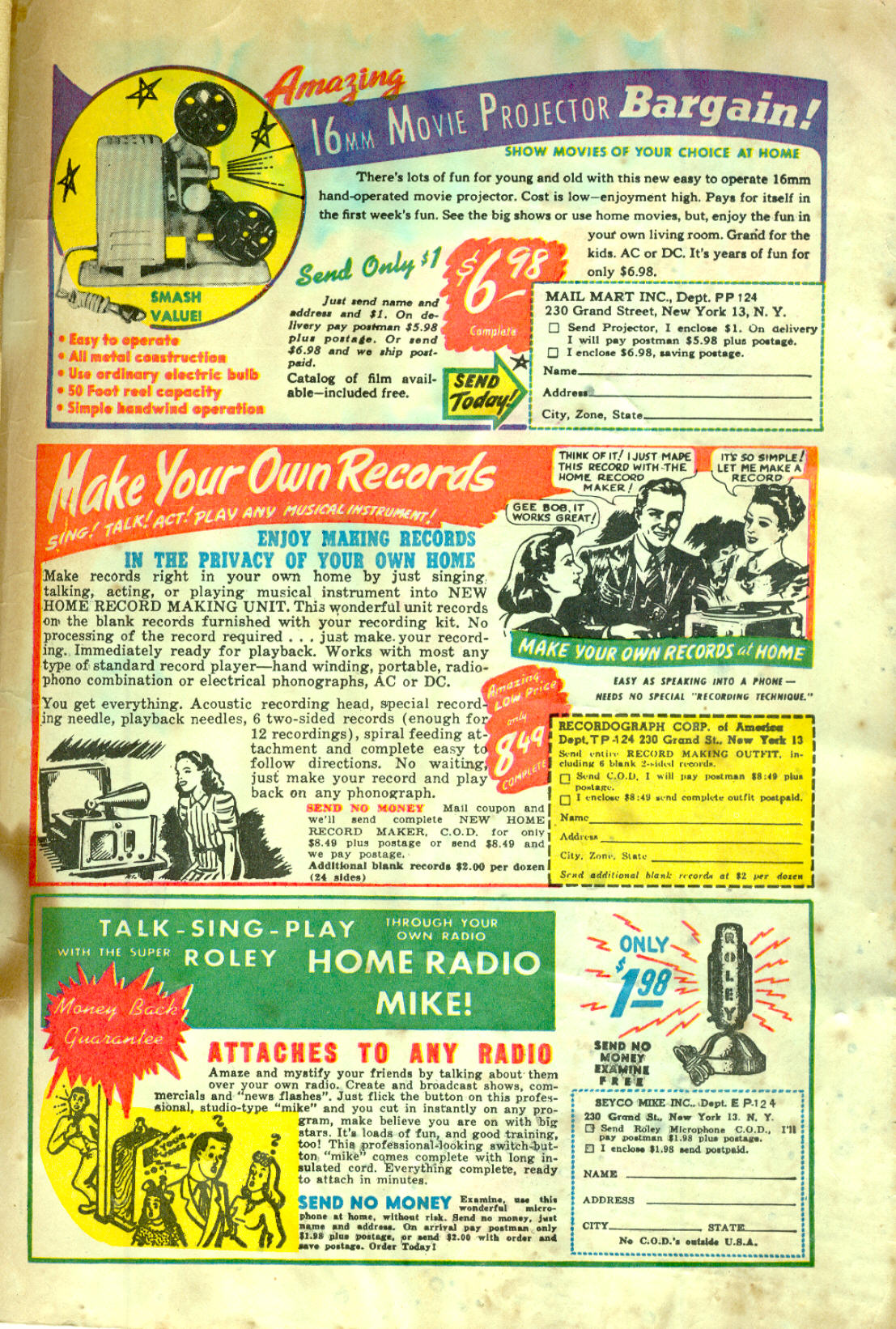 Planet Comics #58 (Fiction House), page 51. Public domain (US).